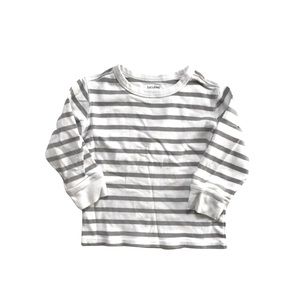 3 for $20 Gap toddler long sleeve white and grey striped tee shirt size 4T
